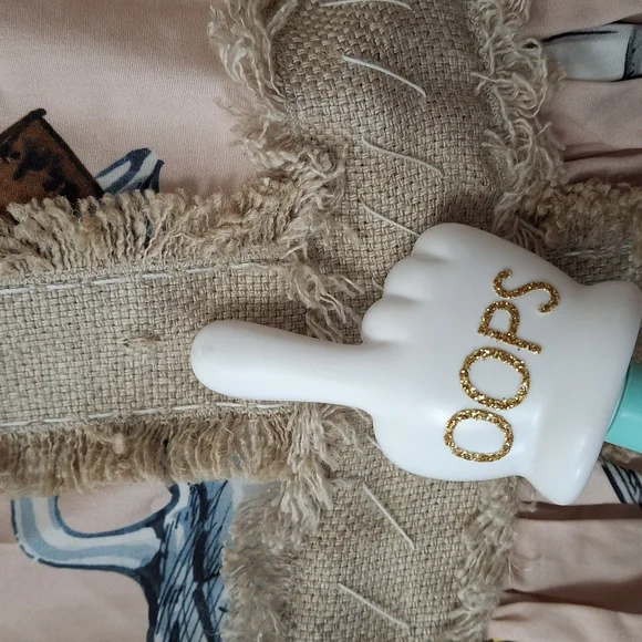 DOLCE & GABBANA girls 7/8 Kitchen Dress With Blue Gem Buttons - Picture 11 of 11